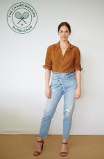 RUTH WILSON at Wimbledon 2019 Tennis Championships in London 07/08/2019