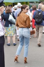 RUTH WILSON at Wimbledon 2019 Tennis Championships in London 07/08/2019