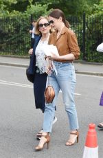 RUTH WILSON at Wimbledon 2019 Tennis Championships in London 07/08/2019