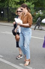 RUTH WILSON at Wimbledon 2019 Tennis Championships in London 07/08/2019