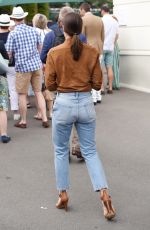 RUTH WILSON at Wimbledon 2019 Tennis Championships in London 07/08/2019