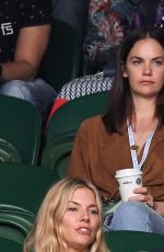 RUTH WILSON at Wimbledon 2019 Tennis Championships in London 07/08/2019
