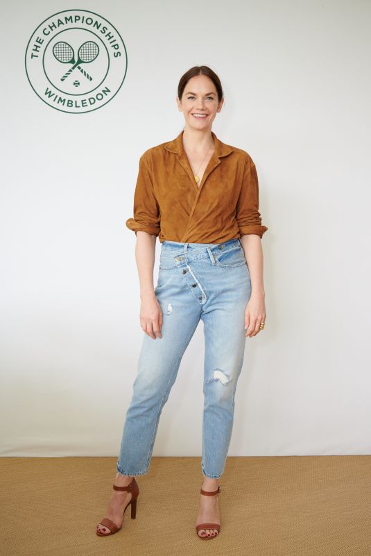RUTH WILSON at Wimbledon 2019 Tennis Championships in London 07/08/2019