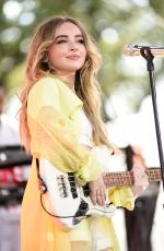 SABRINA CARPENTER Performs at Good Morning America Summer Concert Series in Central Park in New York 07/05/2019