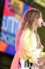SABRINA CARPENTER Performs at Good Morning America Summer Concert Series in Central Park in New York 07/05/2019