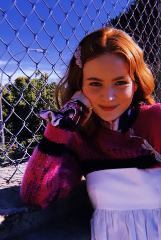 SADIE SINK for Who What Wear, June 2019