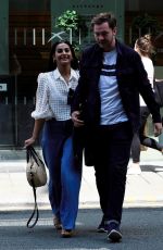 SAIR KHAN and Simon Lennon at Peter St Kitchen in Manchester 07/15/2019