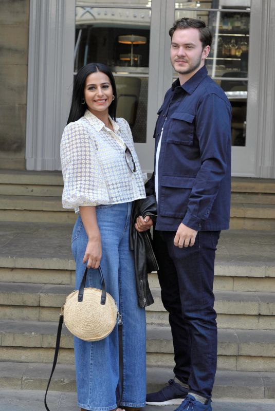 SAIR KHAN and Simon Lennon at Peter St Kitchen in Manchester 07/15/2019