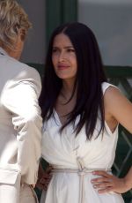 SALMA HAYEK and Owen Wilson on the Set of Bliss in Croatia 07/23/2019