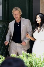 SALMA HAYEK and Owen Wilson on the Set of Bliss in Croatia 07/23/2019