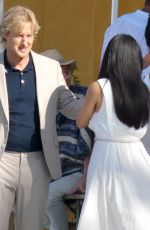 SALMA HAYEK and Owen Wilson on the Set of Bliss in Croatia 07/23/2019