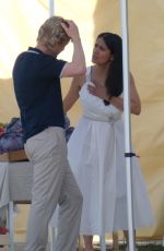 SALMA HAYEK and Owen Wilson on the Set of Bliss in Croatia 07/23/2019
