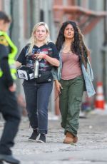SALMA HAYEK on the Set of Bliss in Los Angeles 07/02/2019