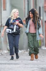 SALMA HAYEK on the Set of Bliss in Los Angeles 07/02/2019