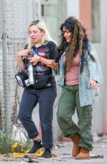 SALMA HAYEK on the Set of Bliss in Los Angeles 07/02/2019