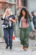 SALMA HAYEK on the Set of Bliss in Los Angeles 07/02/2019