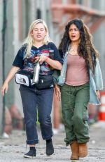 SALMA HAYEK on the Set of Bliss in Los Angeles 07/02/2019