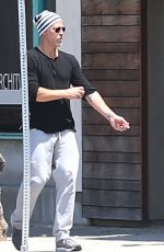 SANDRA BULLOCK and Bryan Randall Out with Their Dog in Los Angeles 07/08/2019