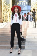 SARA SAMPAIO Arrives at Giorgio Armani Show at Paris Fashion Week 07/02/2019