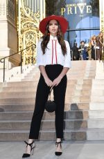SARA SAMPAIO Arrives at Giorgio Armani Show at Paris Fashion Week 07/02/2019