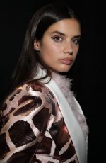 SARA SAMPAIO on the Backstage of Redemption Fashion Show in Paris 06/30/2019