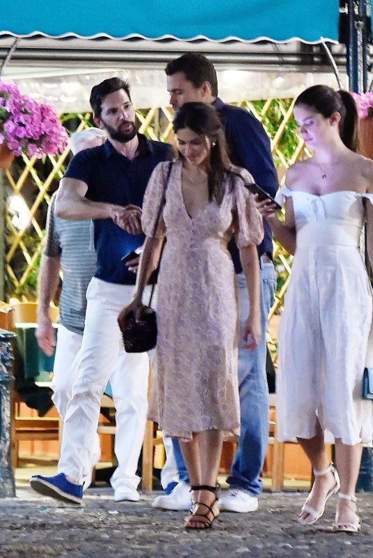 SARA SAMPAIO Out for Dinner in Portofino 07/11/2019