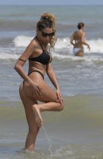 SARAH ALTOBELLO in Bikini at a Beach at Milano Marittima 07/14/2019