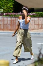SARAH HYLAND Out and About in Los Angeles 07/14/2019