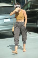 SARAH HYLAND Out and About in Los Angeles 07/17/2019