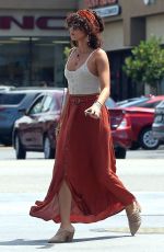 SARAH HYLAND Out and About in Studio City 06/29/2019