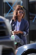SARAH HYLAND Show New Straightened Hairdo Out in Studio City 07/21/2019