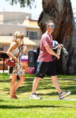 SARAH MICHELLE GELLAR and Freddie Prinze Jr. Out in Santa Monica 07/20/2019