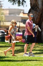 SARAH MICHELLE GELLAR and Freddie Prinze Jr. Out in Santa Monica 07/20/2019