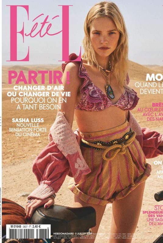 SASHA LUSS in Elle Magazine, France July 2019