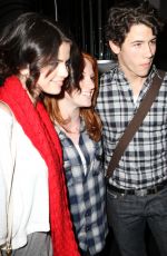 SELENA GOMEZ and Nick Jonas Leaves Philippe Chow Restaurant in West Hollywood 02/03/2010