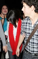 SELENA GOMEZ and Nick Jonas Leaves Philippe Chow Restaurant in West Hollywood 02/03/2010