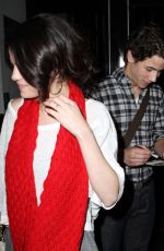 SELENA GOMEZ and Nick Jonas Leaves Philippe Chow Restaurant in West Hollywood 02/03/2010