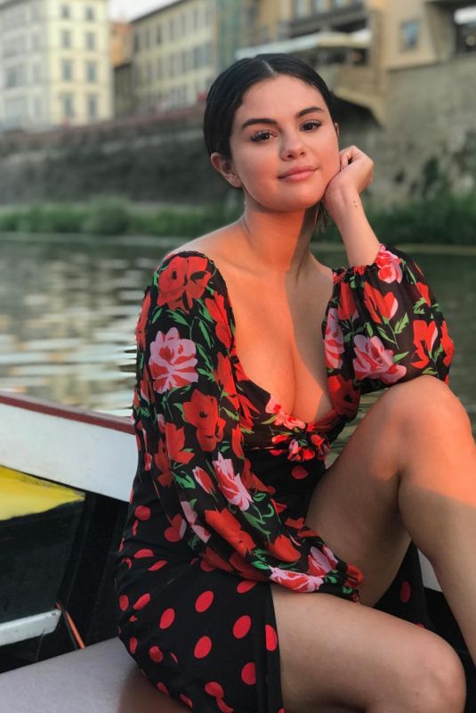 SELENA GOMEZ at a Boat in Italy - Instagram Photo 07/26/2019