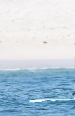 SELENA GOMEZ in Swimsuit Paddleboarding in Punta Mita 07/01/2019