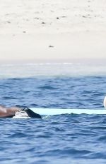 SELENA GOMEZ in Swimsuit Paddleboarding in Punta Mita 07/01/2019