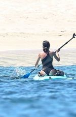 SELENA GOMEZ in Swimsuit Paddleboarding in Punta Mita 07/01/2019