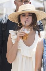 SELENA GOMEZ Out and About in Capri 07/23/2019