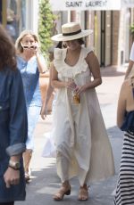 SELENA GOMEZ Out and About in Capri 07/23/2019