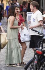 SELENA GOMEZ Out and About in Rome 07/22/2019