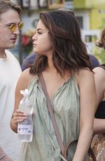 SELENA GOMEZ Out and About in Rome 07/22/2019