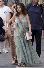 SELENA GOMEZ Out and About in Rome 07/22/2019