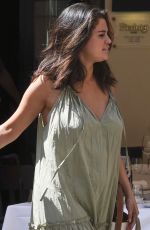 SELENA GOMEZ Out and About in Rome 07/22/2019