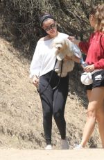 SELENA GOMEZ Out Hiking with Her Dog in Los Angeles 07/06/2019