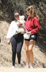 SELENA GOMEZ Out Hiking with Her Dog in Los Angeles 07/06/2019