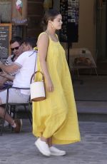 SELENA GOMEZ Out in Civita Di Bagnoregio 07/24/2019